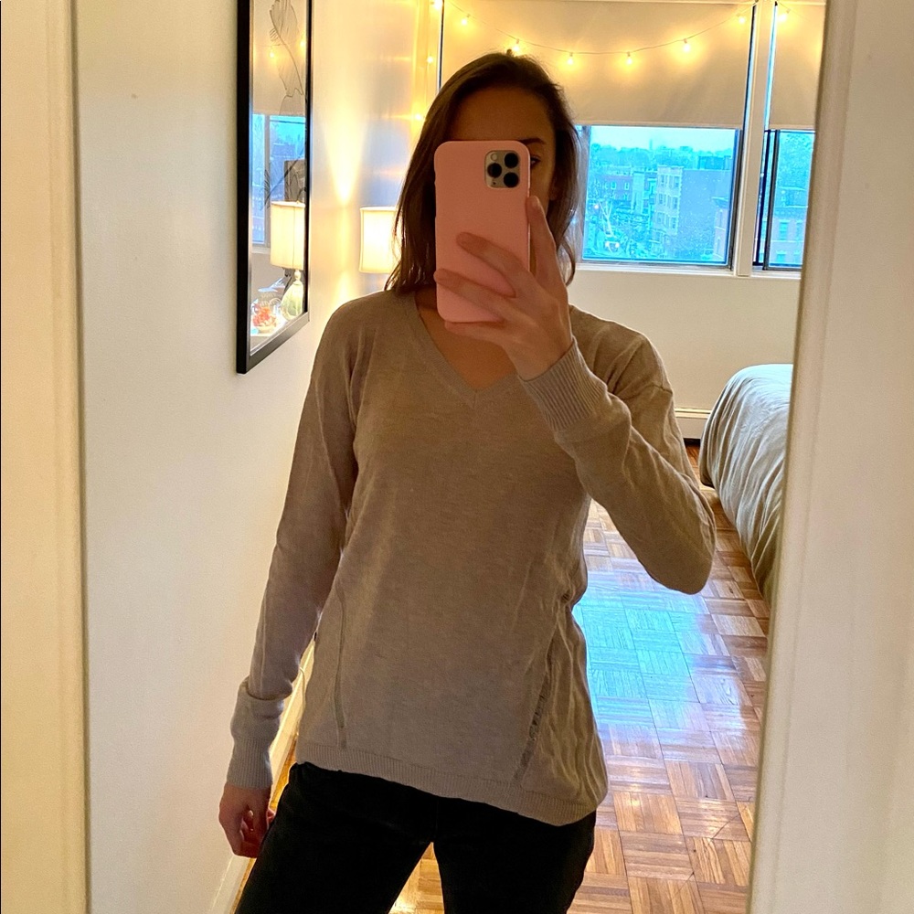 The Limited tan sweater